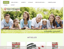 Tablet Screenshot of potsdamer-platz-apotheke.de